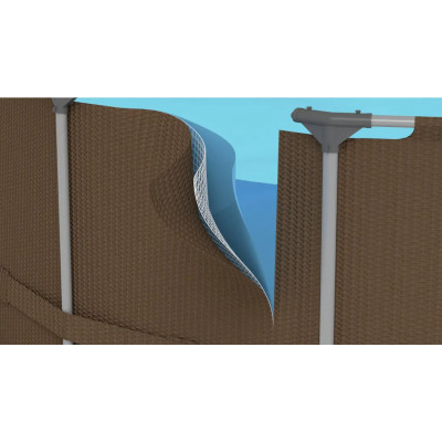 Басейн каркасний Avenli 427х84см 15в1 (коричневий)