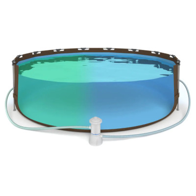 Басейн каркасний Avenli 427х84см 15в1 (коричневий)