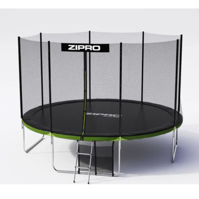 Батут Zipro 374 см із зовнішньою захисною сіткою Jump Pro 12FT