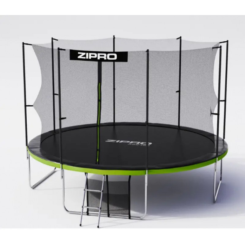 Батут Zipro 374 см із внутрішньою захисною сіткою Jump Pro 12FT