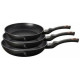 Набір сковородок із 3 предметів Berlinger Haus Black Rose Collection (BH-6158)