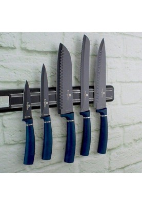 Набір ножів із магнітною підставкою Berlinger Haus Metallic Line Aquamarine Edition (BH-2537)