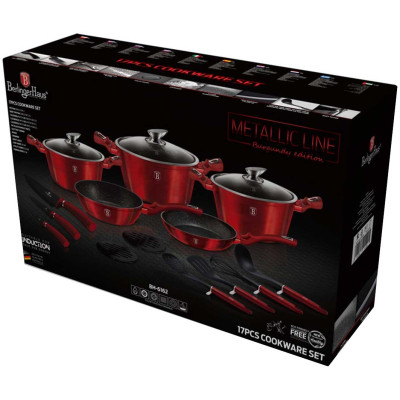 Набір посуду з 17 предметів Berlinger Haus (BH-6162)