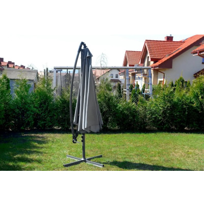 Садова парасолька FUNFIT Garden 300 см сірий