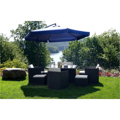 Садова парасолька FUNFIT Garden 300 см синій