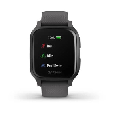 Смарт-годинник Garmin Venu Sq Slate with Gray Band (010-02427-10/00)