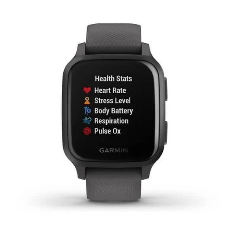 Смарт-годинник Garmin Venu Sq Slate with Gray Band (010-02427-10/00)