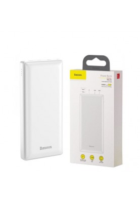 Зовнішній акумулятор (Power Bank) Baseus Mini JA Fast Charge 3A 30000 mAh White (PPJAN-C02)
