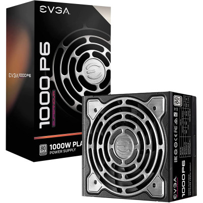 Блок живлення EVGA Supernova 1000 P6, 80 Plus Platinum 1000W, Power Supply 220-P6-1000-X1
