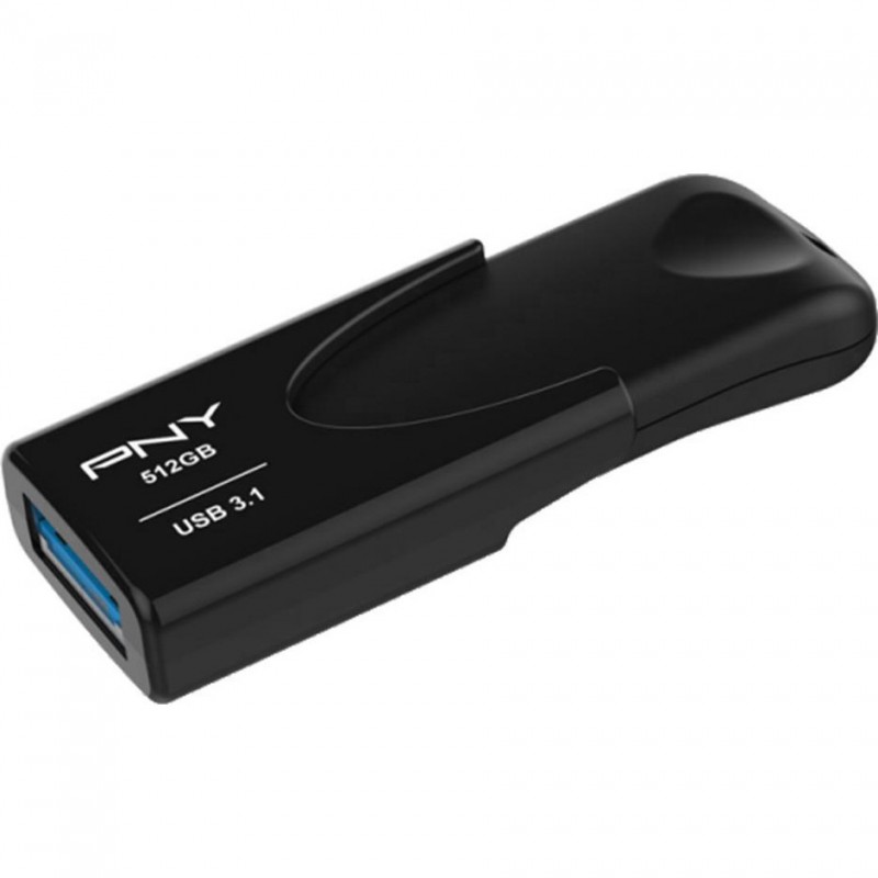 Флешка PNY 512 GB Attache 4 USB3.1 Black (FD512ATT431KK-EF)