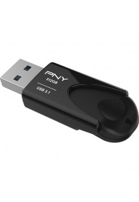 Флешка PNY 512 GB Attache 4 USB3.1 Black (FD512ATT431KK-EF)