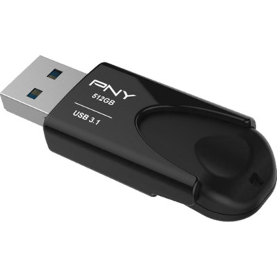 Флешка PNY 512 GB Attache 4 USB3.1 Black (FD512ATT431KK-EF)