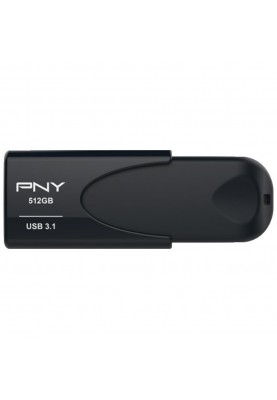Флешка PNY 512 GB Attache 4 USB3.1 Black (FD512ATT431KK-EF)