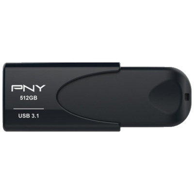 Флешка PNY 512 GB Attache 4 USB3.1 Black (FD512ATT431KK-EF)