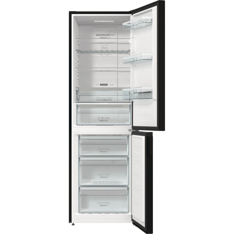 Холодильник із морозильною камерою Gorenje NRK6192ABK4