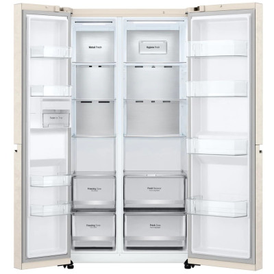 Холодильник із морозильною камерою LG GC-B257SEZV