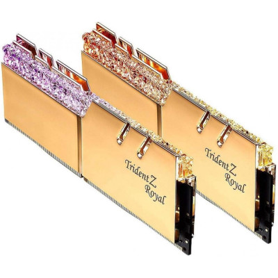 Пам'ять для настільних комп'ютерів G.Skill 16 GB (2x8GB) DDR4 3600 МГц Trident Z Royal Gold (F4-3600C18D-16GTRG)