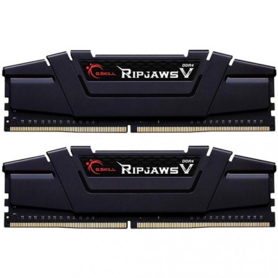 Пам'ять для настільних комп'ютерів G.Skill 16 GB (2x8GB) DDR4 4000 MHz Ripjaws V Classic Black (F4-4000C15D-16GVK)
