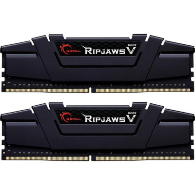 Пам'ять для настільних комп'ютерів G.Skill 16 GB (2x8GB) DDR4 4000 MHz Ripjaws V Classic Black (F4-4000C18D-16GVK)