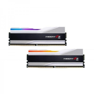 Пам'ять для настільних комп'ютерів G.Skill 32 GB (2x16GB) DDR5 6000 MHz Trident Z5 RGB Silver (F5-6000J3636F16GX2-TZ5RS)