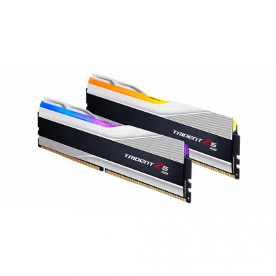 Пам'ять для настільних комп'ютерів G.Skill 32 GB (2x16GB) DDR5 6000 MHz Trident Z5 RGB Silver (F5-6000J4040F16GX2-TZ5RS)