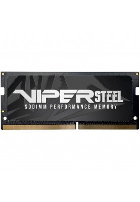 Пам'ять для ноутбуків PATRIOT 8 GB SO-DIMM DDR4 3000 MHz Viper Steel (PVS48G300C8S)