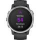 Смарт-годинник Garmin Fenix 6S Solar Silver with black band (010-02409-00)