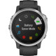 Смарт-годинник Garmin Fenix 6S Solar Silver with black band (010-02409-00)
