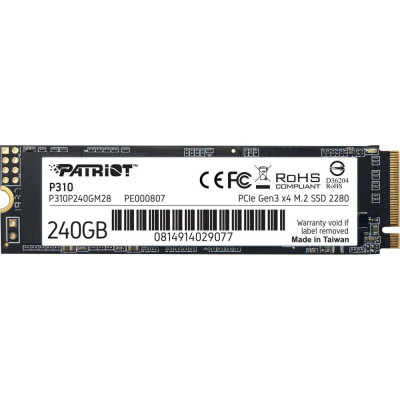 SSD накопичувач PATRIOT P310 240 GB (P310P240GM28)