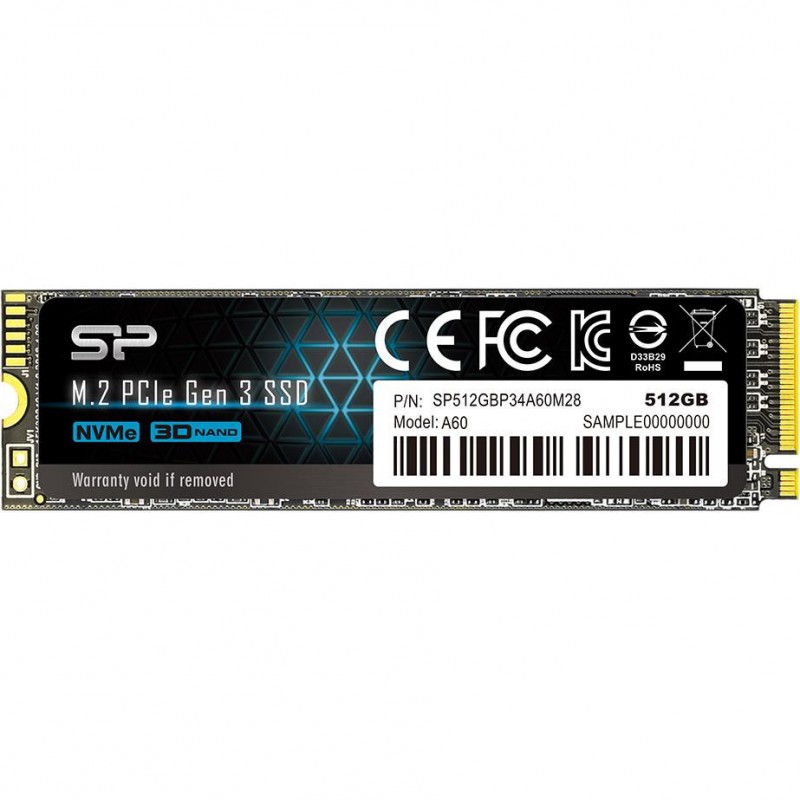 SSD накопичувач Silicon Power P34A60 512 GB (SP512GBP34A60M28)