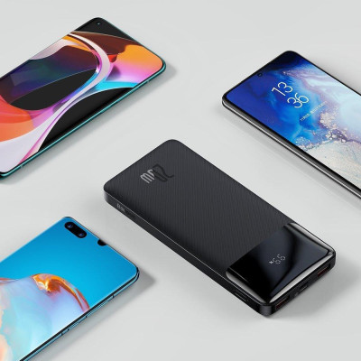 Зовнішній акумулятор (Power Bank) Baseus Bipow Digital Display 10000mAh 20W Black (PPDML-L01)