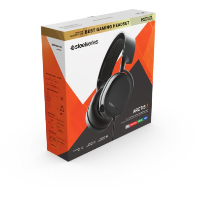 Комп'ютерна гарнітура SteelSeries Arctis 3 2019 Edition Black (61503)