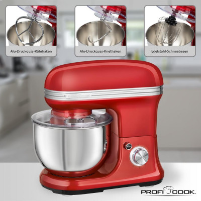 Кухонна машина ProfiCook PC-KM 1197 Red