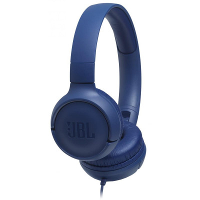 Навушники з мікрофоном JBL T500 Blue (JBLT500BLU)