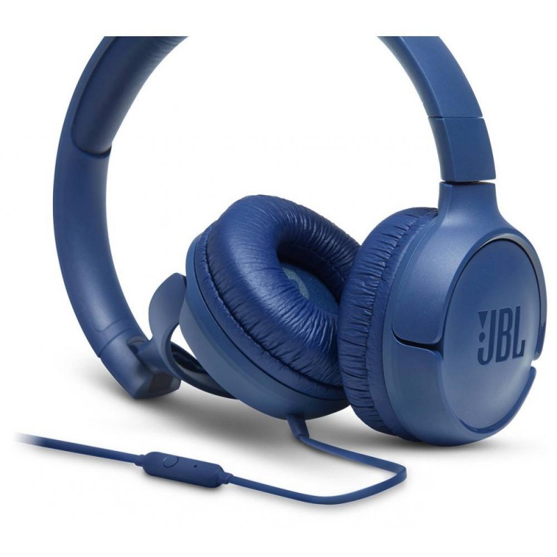 Навушники з мікрофоном JBL T500 Blue (JBLT500BLU)