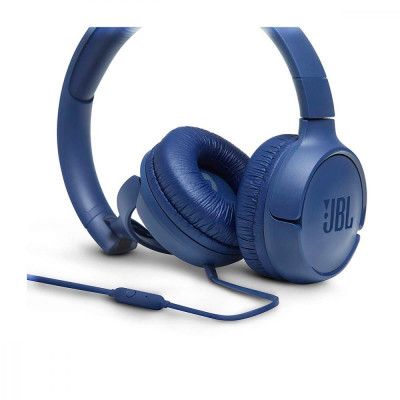 Навушники з мікрофоном JBL T500 Blue (JBLT500BLU)