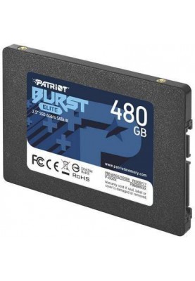 SSD накопичувач PATRIOT Burst Elite 480 GB (PBE480GS25SSDR)