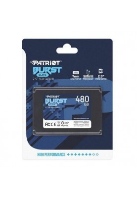 SSD накопичувач PATRIOT Burst Elite 480 GB (PBE480GS25SSDR)