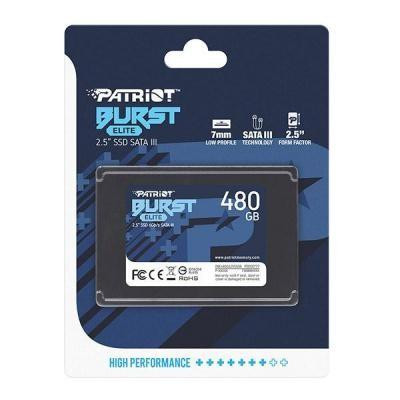 SSD накопичувач PATRIOT Burst Elite 480 GB (PBE480GS25SSDR)