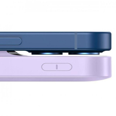 Зовнішній акумулятор (Power Bank) Baseus Magnetic 20W 10000mAh Qi 10W Purle (PPCX010005)