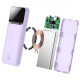 Зовнішній акумулятор (Power Bank) Baseus Magnetic 20W 10000mAh Qi 10W Purle (PPCX010005)