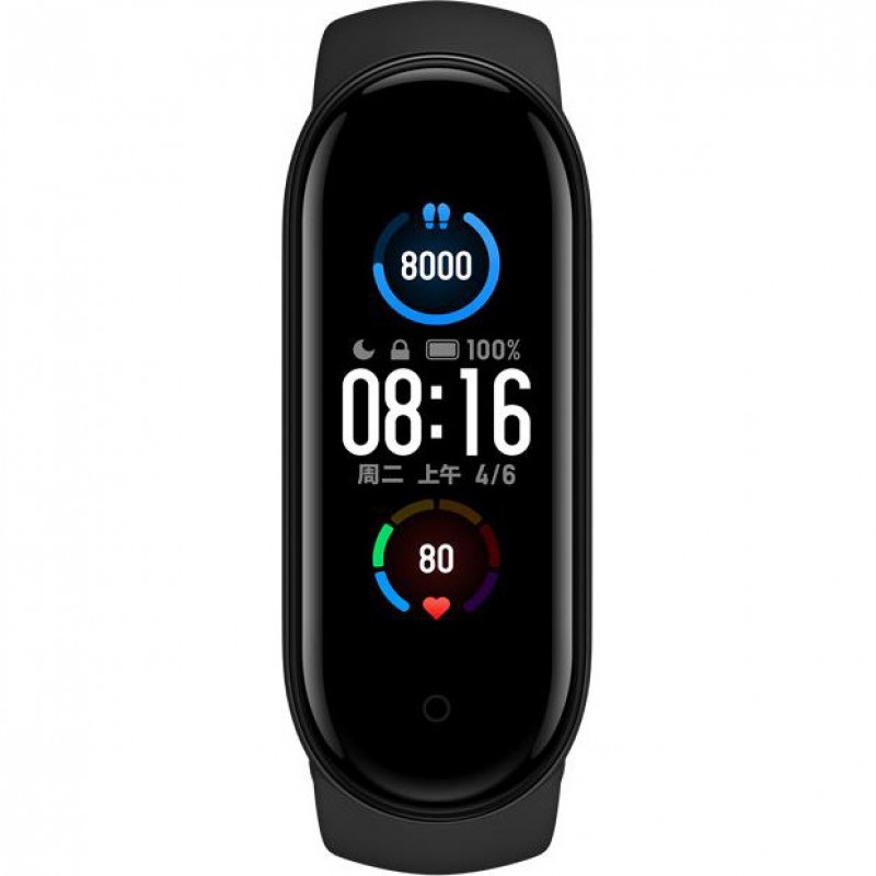 Фітнес-браслет Xiaomi Mi Smart Band 5 Black (BHR4215GL, BHR4236CN)