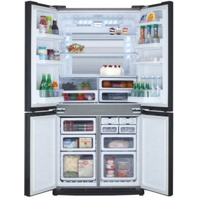 Холодильник із морозильною камерою Sharp SJ-EX820FSL