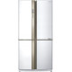 Холодильник із морозильною камерою Sharp SJ-EX820FWH