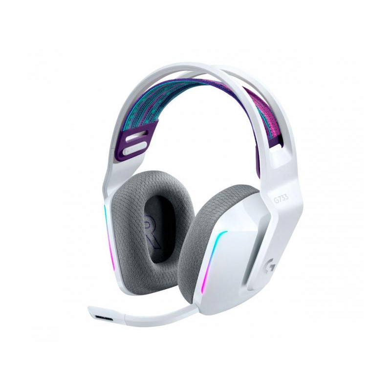 Комп'ютерна гарнітура Logitech G733 LIGHTSPEED Wireless RGB WHITE (981-000883)