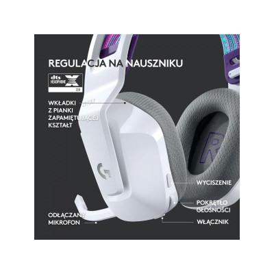 Комп'ютерна гарнітура Logitech G733 LIGHTSPEED Wireless RGB WHITE (981-000883) Комп'ютерна гарнітура Logitech G733 LIGHTSPEED Wireless RGB WHITE (981-000883)