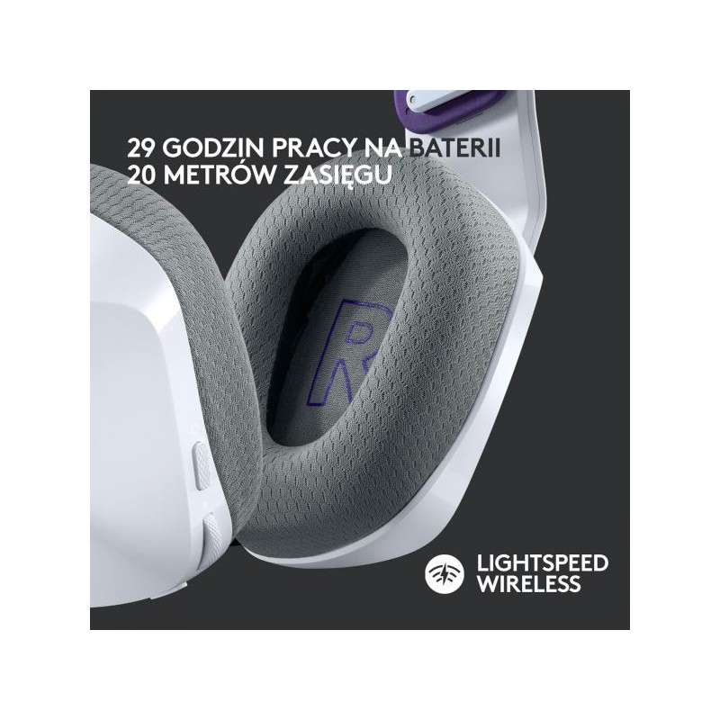 Комп'ютерна гарнітура Logitech G733 LIGHTSPEED Wireless RGB WHITE (981-000883)