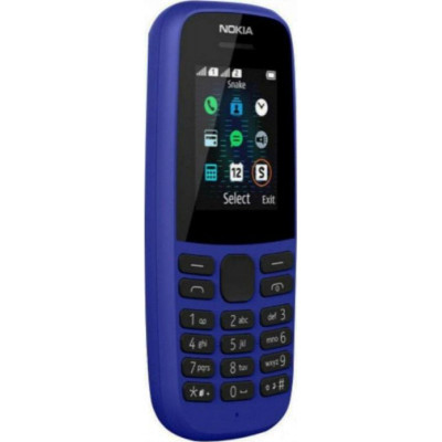 Мобільний телефон Nokia 105 Single Sim 2019 Blue (16KIGL01A13)