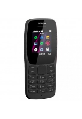 Мобільний телефон Nokia 110 Dual Sim 2019 Black (16NKLB01A07)