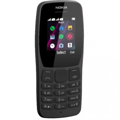 Мобільний телефон Nokia 110 Dual Sim 2019 Black (16NKLB01A07)